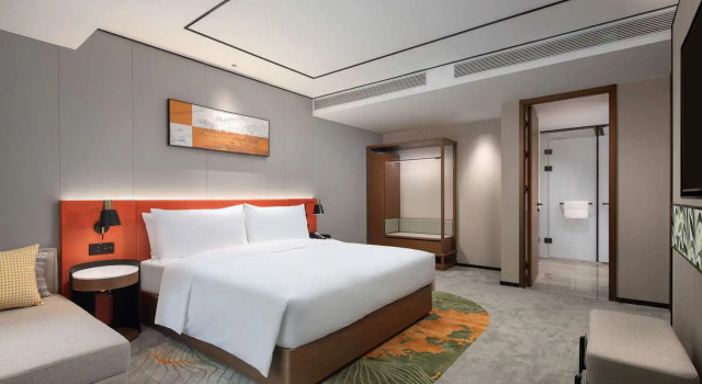 Люкс Deluxe Hilton Garden Inn Beihai Railway Station