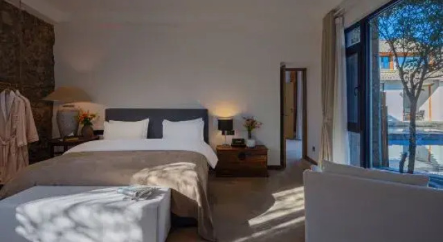 Семейный люкс с видом на закат Wuzi Mountain House, Morino Healing Nature mothering Jade Dragon Snow Mountain Panoramic Resort