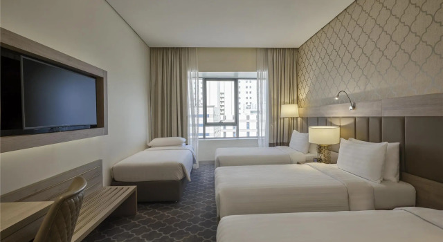Четырёхместный номер Deluxe с видом на город DoubleTree by Hilton Makkah Aziziyah