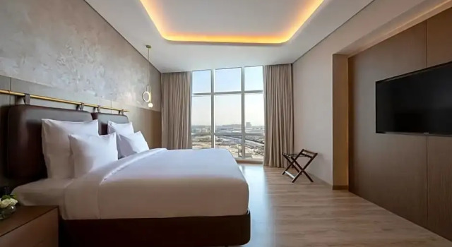 Двухместный люкс Premium с видом на город Private Apartment in JVT Comfort for 4 Guests