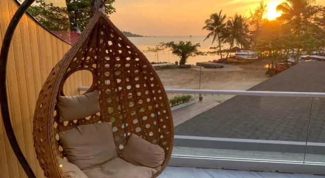 Двухместный номер Deluxe с видом на море Kaibae Hut Resort