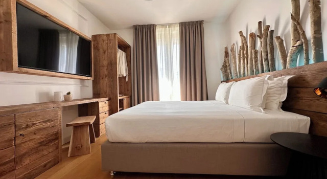 Апартаменты Deluxe с балконом и с видом на сад Eco Urban Apartment