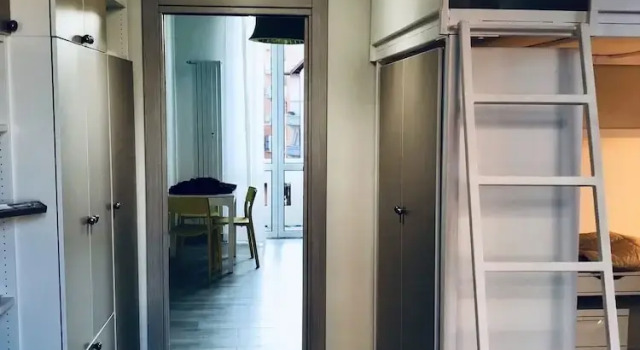Студия c 1 комнатой с балконом Politecnico apartment