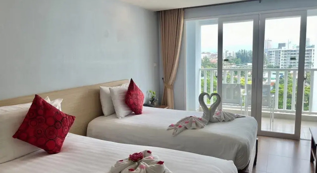 Двухместный номер Deluxe с видом на город Saisawan Beach Luxury Hotel