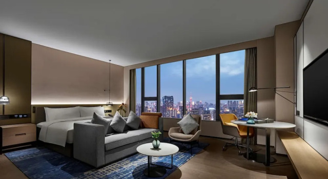 Двухместный номер Premium DoubleTree by Hilton Chengdu Riverside - Close to Panda Base and Chengdu East Railway