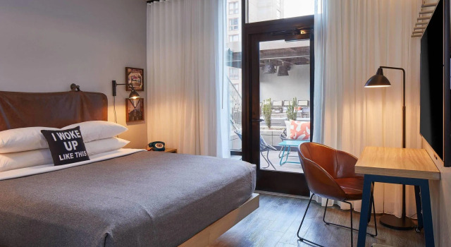 Standard- dobbelt værelse Moxy Atlanta Midtown