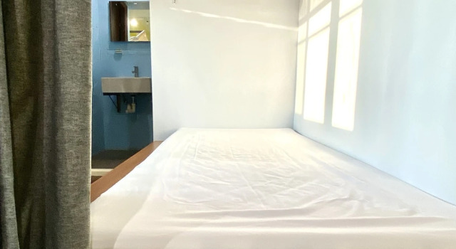 Кровать в общем номере 澎湖北吉光背包客民宿 Bayhouse Hostel Penghu