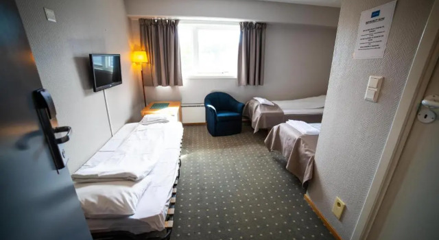 Standardní Třílůžkový pokoj Sandefjord Motor Hotel