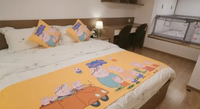 Семейный люкс Дуплекс с 2 комнатами Serveyou Serviced Apartment Zengcheng Branch-Free Airport Pickup & Free Canton Fair shuttle