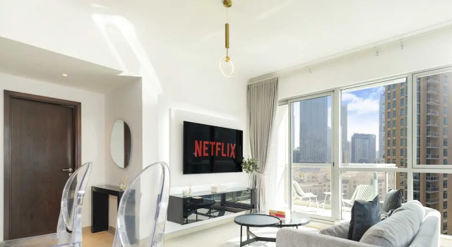 LUX  The Stunning Fountain View Suite, Забронировать Апартаменты/квартира Дубай Эмират Дубай, рядом с Дубайский аквариум