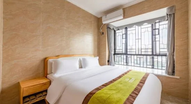 Люкс с 2 комнатами с видом на реку Zhijia International Apartment (Qingyuan Wanda Plaza Store)