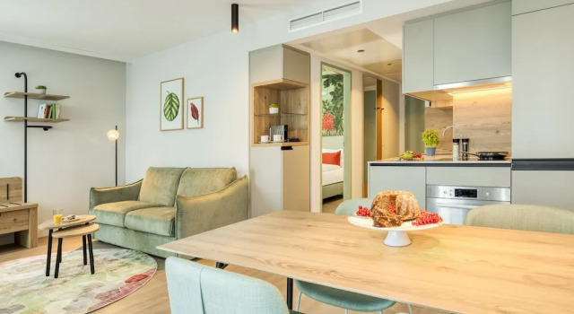 Апартаменты Executive с 2 комнатами Citadines Danube Vienna