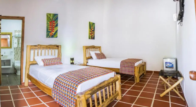 Трёхместный номер Standard с красивым видом из окна Hotel Brisas La Gaviota Mariquit-Tolima
