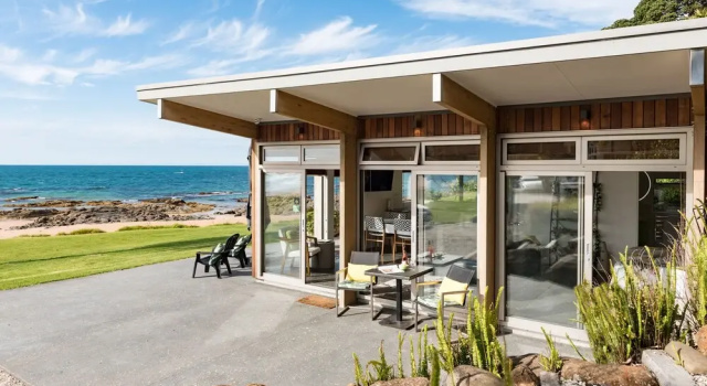 Двухместный люкс рядом с пляжем Golden Sand Beachfront, Cable Bay Stays, Cable Bay, Northland