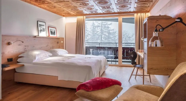 Двухместный номер Superior с видом на горы Swiss Alpine Hotel Allalin