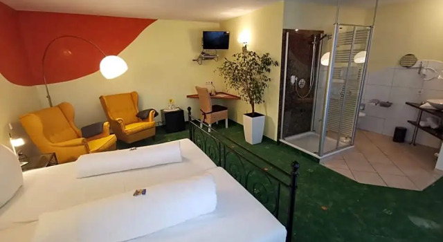 Номер Economy Hotel Am Hirschhorn - Wellness - Spa - and more