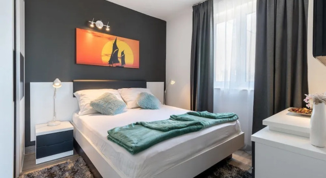 Апартаменты Standard с балконом и с видом на море Residence Alpha Apartments