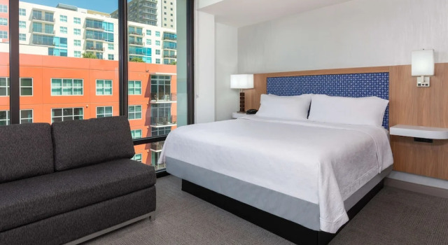Двухместный номер Corner Hampton Inn Tampa Downtown Channel District