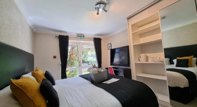 Deluxe dobbelt værelse med haveudsigt The Ashleigh - Dog Friendly