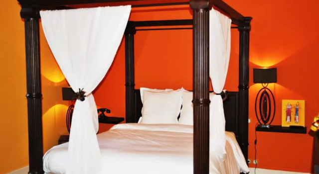 Двухместный номер Deluxe с видом на внутренний двор Logis Hotels - Le Saint Marcel