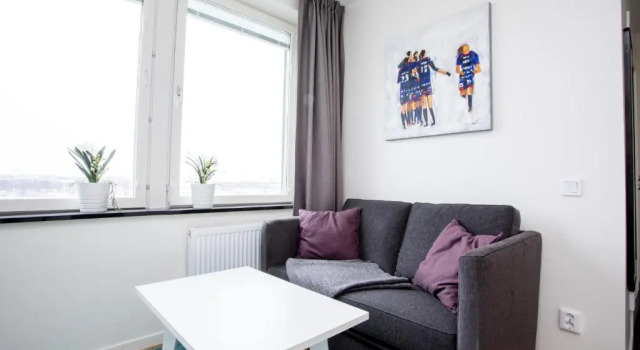 Двухместная студия ApartDirect Linköping Arena