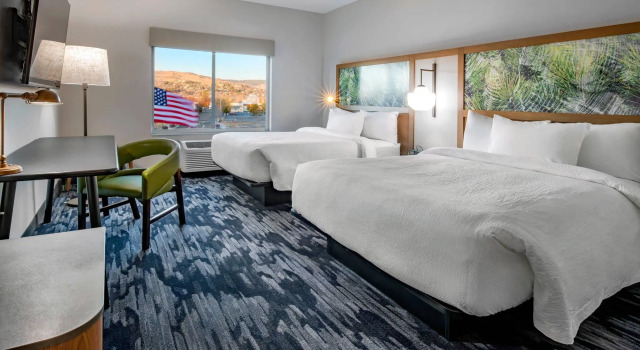 Четырёхместный номер Standard Fairfield Inn & Suites by Marriott Klamath Falls