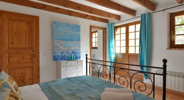 Mallorca traditional stone village house
