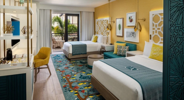 Четырёхместный номер Classic с балконом The Alfond Inn
