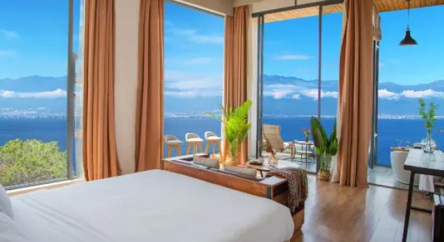 Люкс с видом на море LS Inn(Dali Liangsu)-Lake View