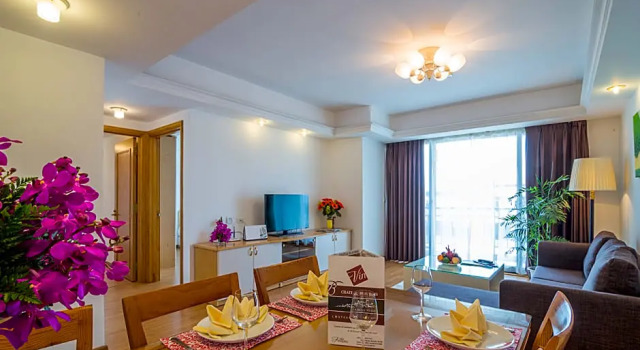 Апартаменты Deluxe с 3 комнатами Rose Garden Residences