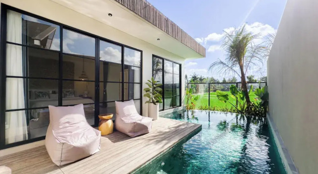 Вилла с 2 комнатами с видом на бассейн Nasha Stana Ricefields View Ubud