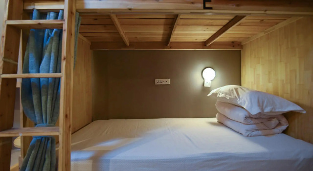 Кровать в общем номере Guilin Cyan Box Guest House