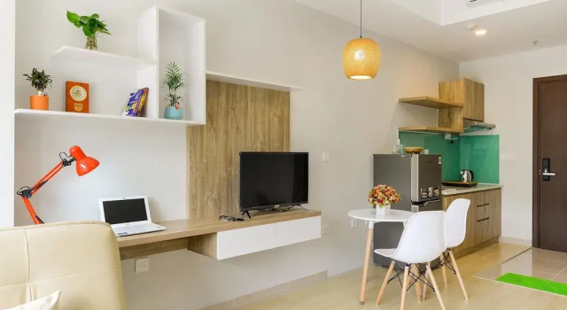 HOME, Apartment for rent in Botanica Premier Building, Free Gym&Pool, Забронировать Апартаменты/квартира Апартаменты Хошимина, рядом с CGV Cinema CT Plaza, Апартаменты/квартира