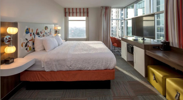 Двухместный номер Corner Hampton Inn & Suites Atlanta Airport West Camp Creek Pkwy