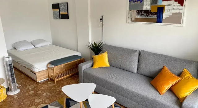 Апартаменты Studio with Terrasse, 5min walking to the Croisette and Beach Cannes