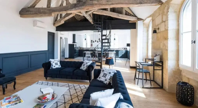 Апартаменты Magnifique loft type Boutique Hôtel à Libourne