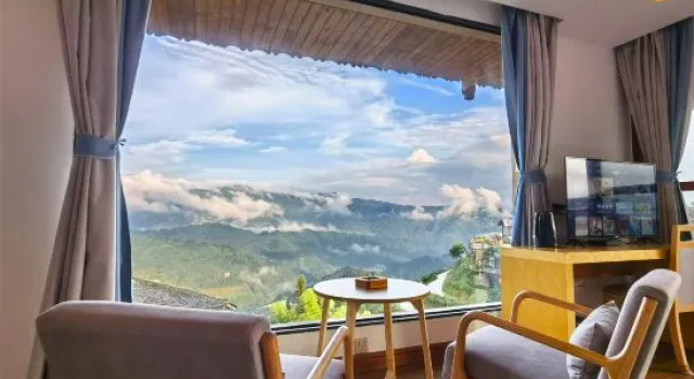 Longji Terrace Lexuan • Yinxuan Homestay (Jinfoding Viewing Terrace Shop), Prenota Hotel Hotel a Longsheng con parcheggio, Parcheggio