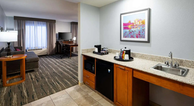 Двухместный люкс Hampton Inn & Suites St. Louis at Forest Park