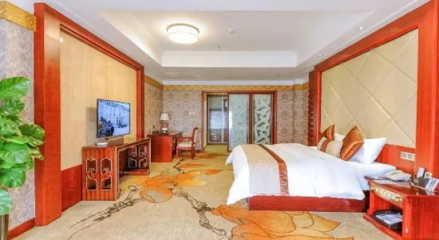 Двухместный люкс Deluxe GreenTree Inn Yulin Exhibition Center Darunfa Hotel