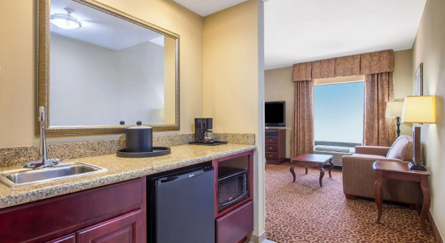 Двухместный люкс Hampton Inn & Suites Oklahoma City - South
