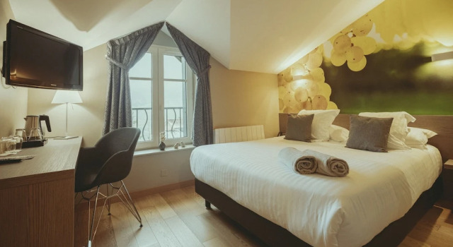 Номер Comfort Auberge de Clochemerle - Spa & Restaurant gastronomique étoilé