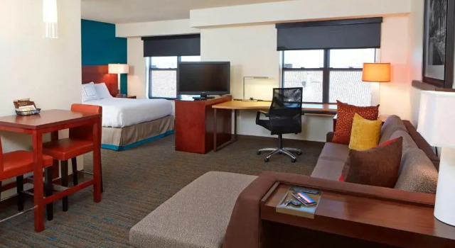 Студия Residence Inn Minneapolis St. Paul/Roseville