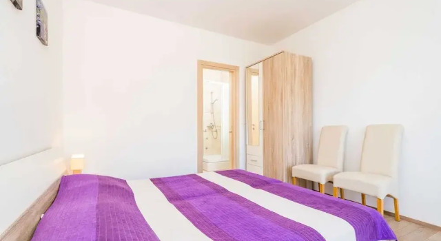 Апартаменты c 1 комнатой с балконом и с видом на море Apartments Marnic- Blue Chill
