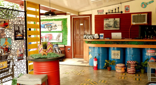 Кровать в общем номере Food District Hostel Cebu Central