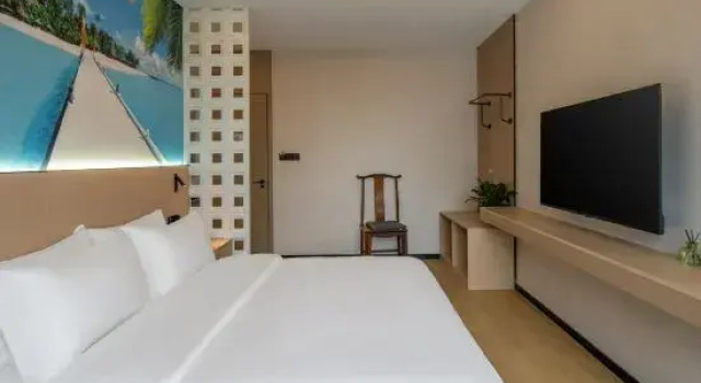 Люкс с видом на море Floral Hotel·Yuehaiyuan Hotel (Weihai Liugong Island Photo Frame Branch)