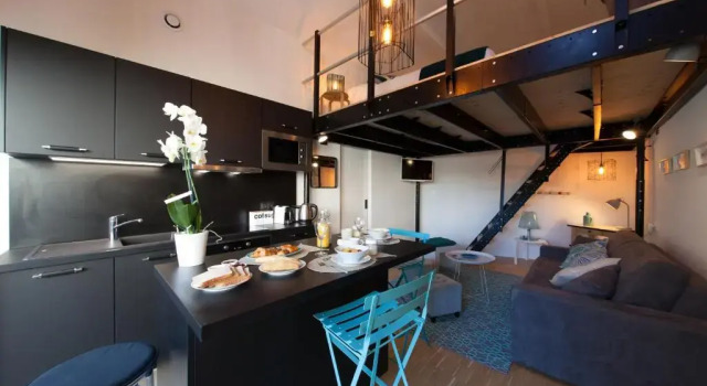 Апартаменты c 1 комнатой Appart Hotel Eugenie