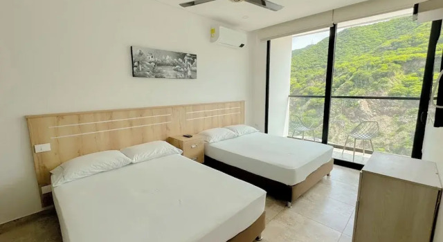 Апартаменты c 1 комнатой с балконом Apartasuites VITA 945 RODADERO - By Bedviajes