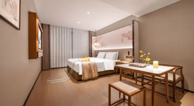 Семейный люкс Moshang Qingya Hotel (Wang Family Courtyard Lingshi East Station Branch, Lingshi, Jinzhong)