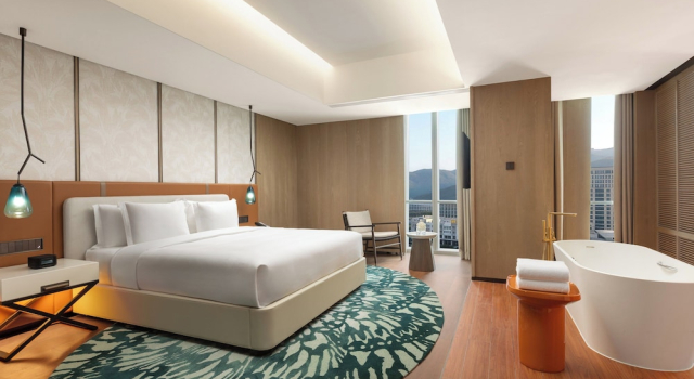 Люкс c 1 комнатой с видом на реку Hotel Indigo Zhuhai Hengqin by IHG