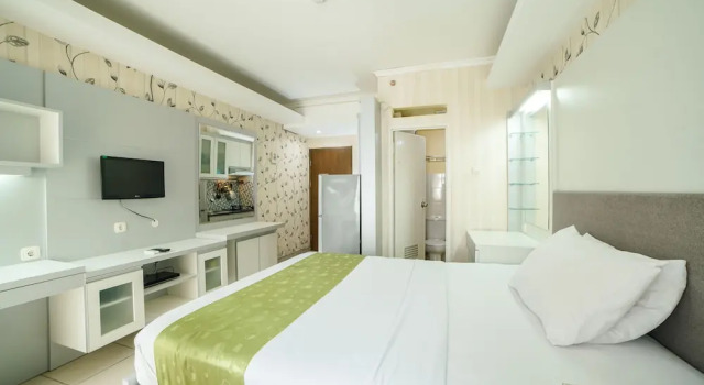 Luxusní Dvoulůžkový s manželskou postelí Studio a výhledem na hory Apartment Bogor Valley